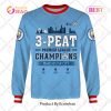 Manchester City 3-Peat Champions Jersey Sweatshirt