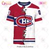 NHL Montreal Canadiens Custom Name Number 2023 Mix Jersey T-Shirt