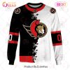 NHL Ottawa Senators Custom Name Number 2023 Mix Jersey Sweatshirt