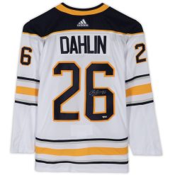 Alternative view of Buffalo Sabres Rasmus Dahlin White Adidas NHL Authentic Jersey