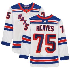 New York Rangers Ryan Reaves White Adidas NHL Authentic Jersey