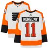 Philadelphia Flyers Travis Konecny White Adidas NHL Authentic Jersey