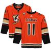 Anaheim Ducks Trevor Zegras Orange Adidas NHL Authentic Jersey