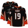 Anaheim Ducks Troy Terry Black Adidas NHL Authentic Jersey