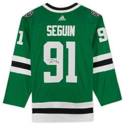 Dallas Stars Tyler Seguin Green Adidas NHL Authentic Jersey - Image 2
