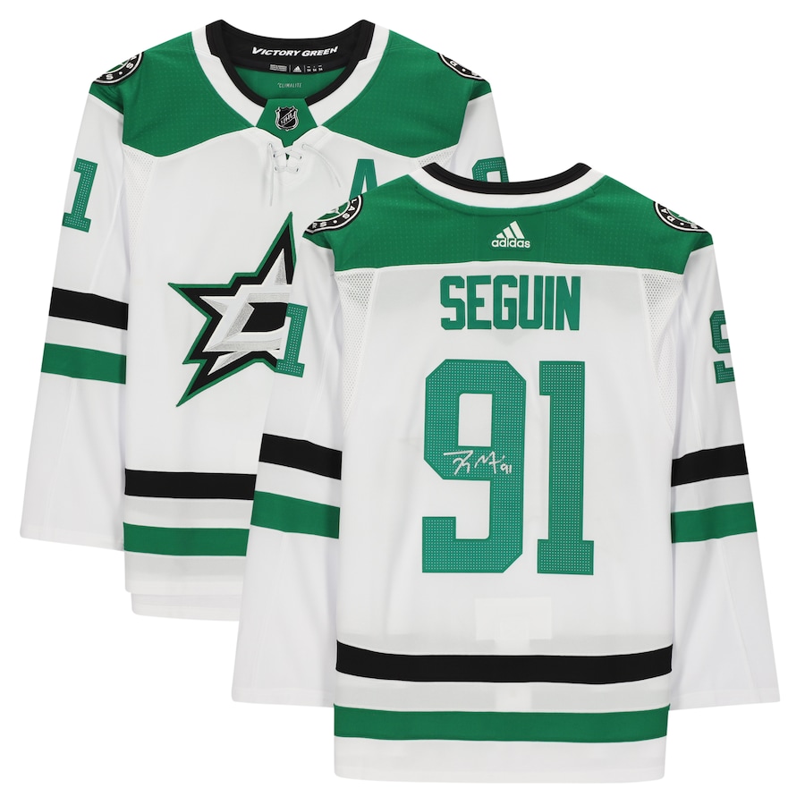 Dallas Stars Tyler Seguin White Adidas NHL Authentic Jersey