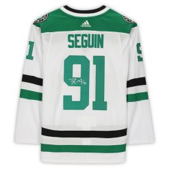 Alternative view of Dallas Stars Tyler Seguin White Adidas NHL Authentic Jersey