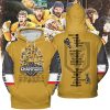 NHL Vegas Golden Knights 2023 Champions Signatures Pullover Hoodie
