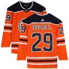 Edmonton Oilers Leon Draisaitl Orange Adidas NHL Authentic Jersey