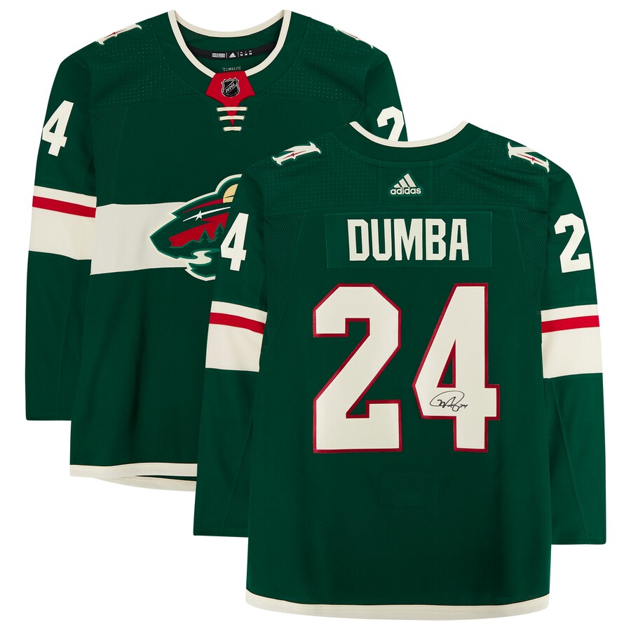 Minnesota Wild Matt Dumba Green Adidas NHL Authentic Jersey