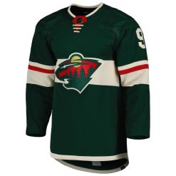 Minnesota Wild Kirill Kaprizov Green Home Adidas NHL Authentic Jersey - Image 2