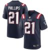 New England Patriots Adrian Phillips Nike Navy NFL Game Jersey