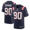 New England Patriots Christian Barmore Nike Navy NFL Game Jersey