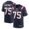New England Patriots Conor McDermott Nike Navy NFL Game Jersey