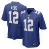 New York Giants Davis Webb Nike Royal NFL Game Jersey