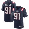 New England Patriots Deatrich Wise Jr. Nike Navy NFL Game Jersey