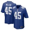 New York Giants Dre Miller Nike Royal NFL Game Jersey