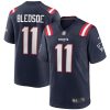 New England Patriots Drew Bledsoe Nike Navy NFL Game Jersey