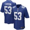 New York Giants Harry Carson Nike Royal Retired NFL Game Jersey