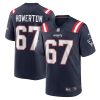New England Patriots Hayden Howerton Nike Navy NFL Game Jersey