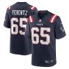 New England Patriots James Ferentz Nike Navy NFL Game Jersey