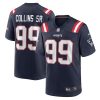 New England Patriots Jamie Collins Sr. Nike Navy NFL Game Jersey