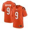 Cincinnati Bengals Joe Burrow Nike Orange Alternate NFL Game Jersey