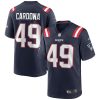 New England Patriots Joe Cardona Nike Navy NFL Game Jersey