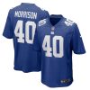 New York Giants Joe Morrison Nike Royal NFL Game Jersey