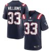 New England Patriots Joejuan Williams Nike Navy NFL Game Jersey