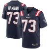 New England Patriots John Hannah Nike Navy Retired NFL Game Jersey