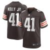 Cleveland Browns John Kelly Jr. Nike Brown NFL Game Jersey