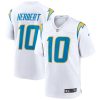 Los Angeles Chargers Justin Herbert Nike White NFL Game Jersey