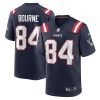New England Patriots Kendrick Bourne Nike Navy NFL Game Jersey