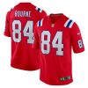 New England Patriots Kendrick Bourne Nike Red Alternate NFL Game Jersey