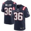 New England Patriots Lawyer Milloy Nike Navy Retired NFL Game Jersey
