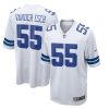 Dallas Cowboys Leighton Vander Esch Nike White NFL Game Jersey