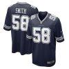 Dallas Cowboys Mazi Smith Nike Navy NFL Game Jersey