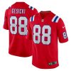 New England Patriots Mike Gesicki Nike Red Alternate NFL Game Jersey