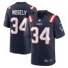 New England Patriots Quandre Mosely Nike Navy NFL Game Jersey