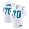 Los Angeles Chargers Rashawn Slater Nike White NFL Game Jersey