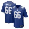 New York Giants Shane Lemieux Nike Royal NFL Game Jersey