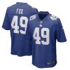 New York Giants Tomon Fox Nike Royal NFL Game Jersey