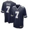 Dallas Cowboys Trevon Diggs Nike Navy NFL Game Jersey