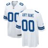 Dallas Cowboys Nike White Custom NFL Game Jersey