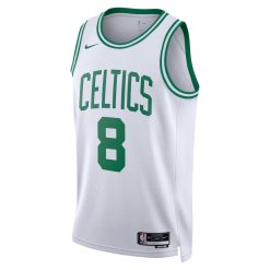 Alternative view of Boston Celtics Danilo Gallinari Nike Association Edition White NBA Jersey