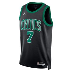 Alternative view of Boston Celtics Jaylen Brown Statement Edition Black NBA Jersey