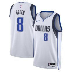 Dallas Mavericks Josh Green Nike Association Edition White NBA Jersey