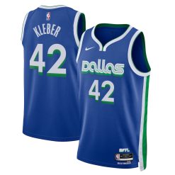 Dallas Mavericks Maximillian Kleber Nike City Edition Blue NBA Jersey