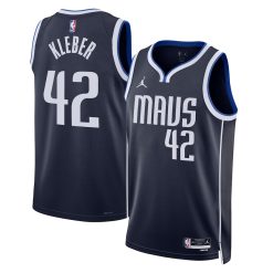 Dallas Mavericks Maximillian Kleber Statement Edition Navy NBA Jersey